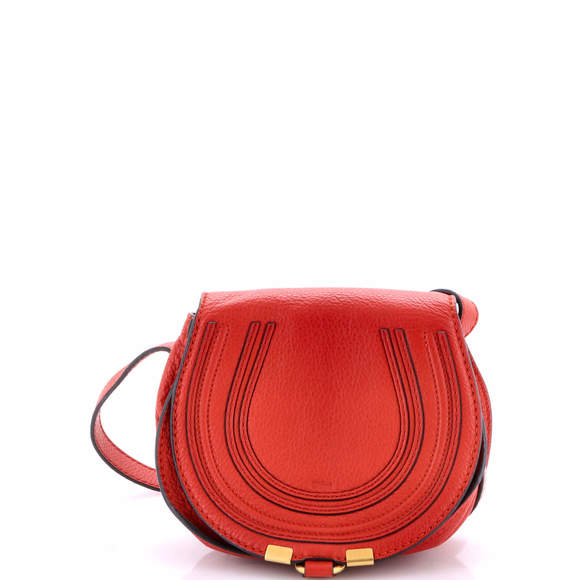 Chloe Mini Marcie Crossbody Bag Leather - Picture 1 of 5